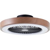 Plafondventilator Slimline hout 49cm