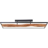 Plafondlamp Chaumont zwart 100cm