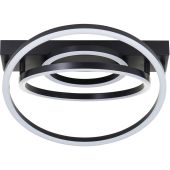 Plafonniere Pedley zwart 38cm