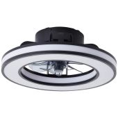 Plafondventilator Mondello zwart 42cm