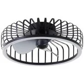 Plafondventilator Capo zwart 48cm