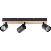 Brilliant Jello G93070/76 zwarte spot met hout