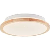 Brilliant Farrica starry G97135/75 houten plafonniere met sterrenlook