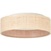 Plafonniere Zoe raffia 28cm