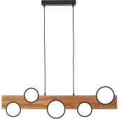 Hanglamp Cheesy hout 100cm