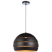 Freelight Djarin H0640Z zwart met goudkleurige hanglamp