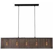 Freelight Avola H0801Z zwart gouden hanglamp