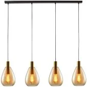 Freelight Dorato H2004A amber glazen hanglamp