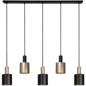 Freelight Trofeo H5005BG zwart met goud kleurige hanglamp