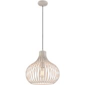 Freelight Aglio H7842C creme kleurige hanglamp van dunne metaal draden