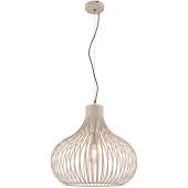 Freelight Aglio H7843C creme kleurige hanglamp van dunne reepjes metaal