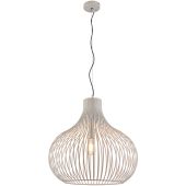 Freelight Aglio H7844C creme kleurige hanglamp van dunne reepjes metaal