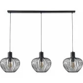 Freelight Arraffone H8303Z zwart metalen hanglamp