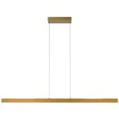 Freelight Traiano H1261B messing kleurige hanglamp met boven en onderlicht