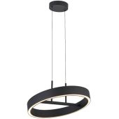 Freelight Livello H1940Z zwarte ringvormige hanglamp