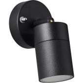 Brilliant Jandy 90965A06 mat zwart kantelbaar buiten spotje