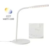 Bureaulamp Joni wit 34cm