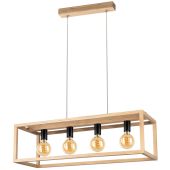Spotlight Kago 61590474 eikenhouten hanglamp