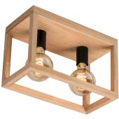 Spotlight Kago 9154274 eikenhouten plafondlamp