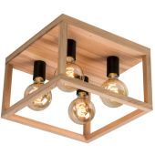Spotlight Kago 9154474 eikenhouten plafondlamp