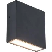 Wandlamp Gemini XF zwart 11cm