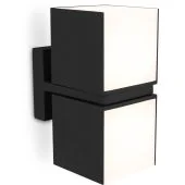 Lutec Cuba 5193801012 mat zwarte draaibare wandlamp