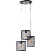 Brilliant Maze 99805/86 fijnmazig zwarte hanglamp