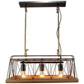 Brilliant Narcy 93587/71 hanglamp hout