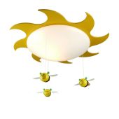 Niermann sumsum 631 plafondlamp geel