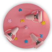 Niermann 6021 roze spot met roosjes