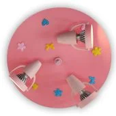 Niermann 6021 roze spot met roosjes