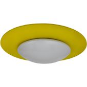 Niermann Saturnus 6508 zon gele plafondlamp