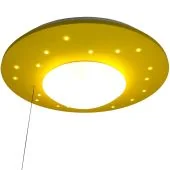 Niermann Sterrenlicht 7008 gele plafondlamp met 20 leds