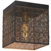 Freelight Avola PL0801Z zwart gouden plafondlamp