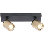 Freelight Razza PL1521BG zwart met gouden spots