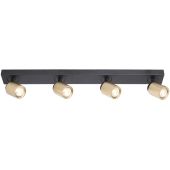 Freelight Razza PL1541BG zwart met goudkleurige spots