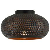 Freelight Fori PL1619B gevalmd bruine plafonniere