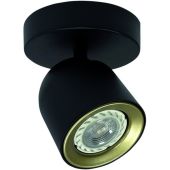 Freelight Solare PL4301Z zwart met gouden spot