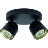 Freelight Solare PL4302Z zwart met gouden spot