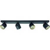 Freelight Solare PL4331Z zwart met goudkleurige spot