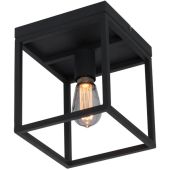 Plafondlamp Novanta zwart 22cm