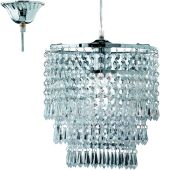 Trio Orient R1147-06 hanglamp chroom