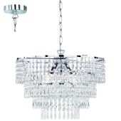 Trio Orient R13473006 hanglamp chroom