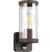 Reality Bonito R21599124 roestbruine wandlamp met bewegingsmelder