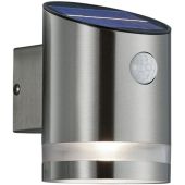 Sensorlamp Salta Solar staal 13cm