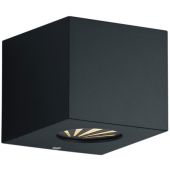 Wandlamp Cordoba zwart 10cm