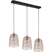 Trio Lovis R31143036 hanglamp van rotan vlechtwerk