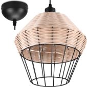 Trio Bork R31261936 hanglamp met rotan vlechtwerk