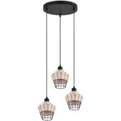 Trio Borka R31263336 hanglamp met rotan vlechtwerk