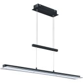 Trio Smash R32421132 mat zwarte in hoogte verstelbare hanglamp